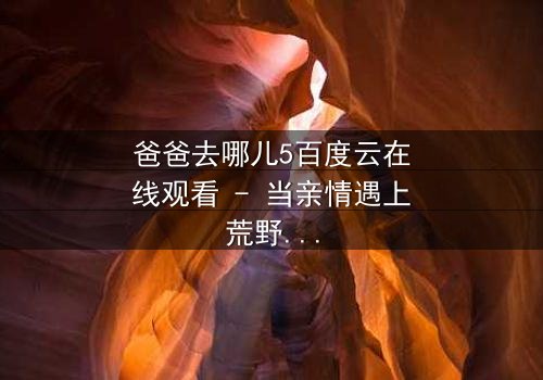 爸爸去哪儿5百度云在线观看 - 当亲情遇上荒野,萌娃老爸如何破局?