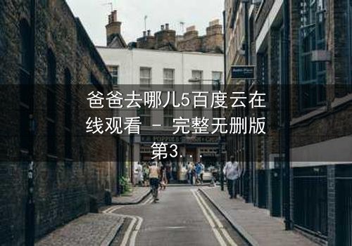 爸爸去哪儿5百度云在线观看 - 完整无删版第3集 - 父子温情与挑战交织的爆笑冒险