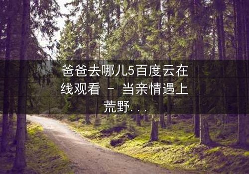 爸爸去哪儿5百度云在线观看 - 当亲情遇上荒野,萌娃老爸如何破局?