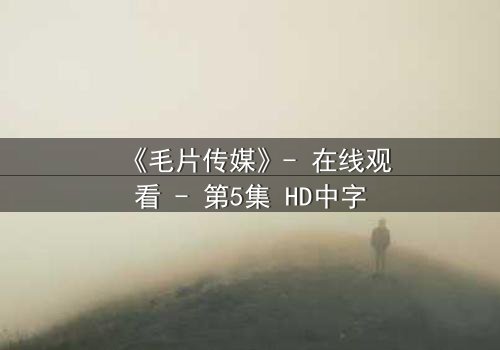 《毛片传媒》- 在线观看 - 第5集 HD中字